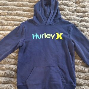 Hurley Kids Blue Hoodie with Logo
